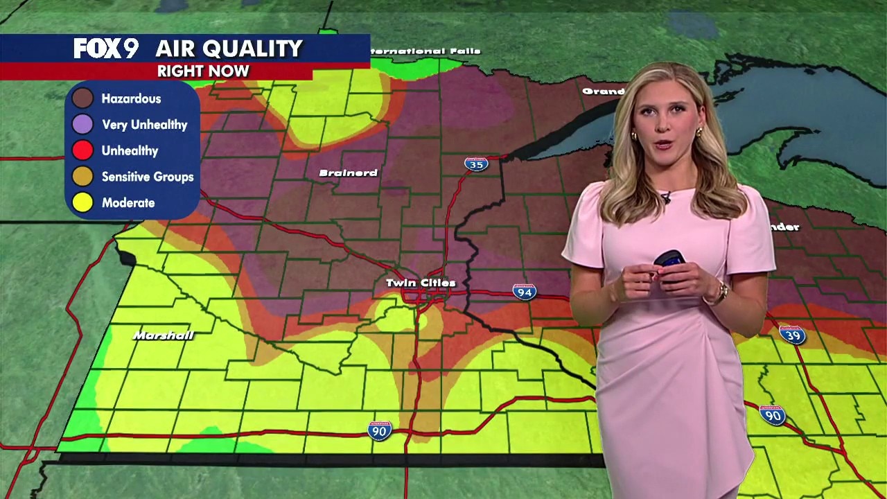 MN weather: Wildfire smoke affects air quality