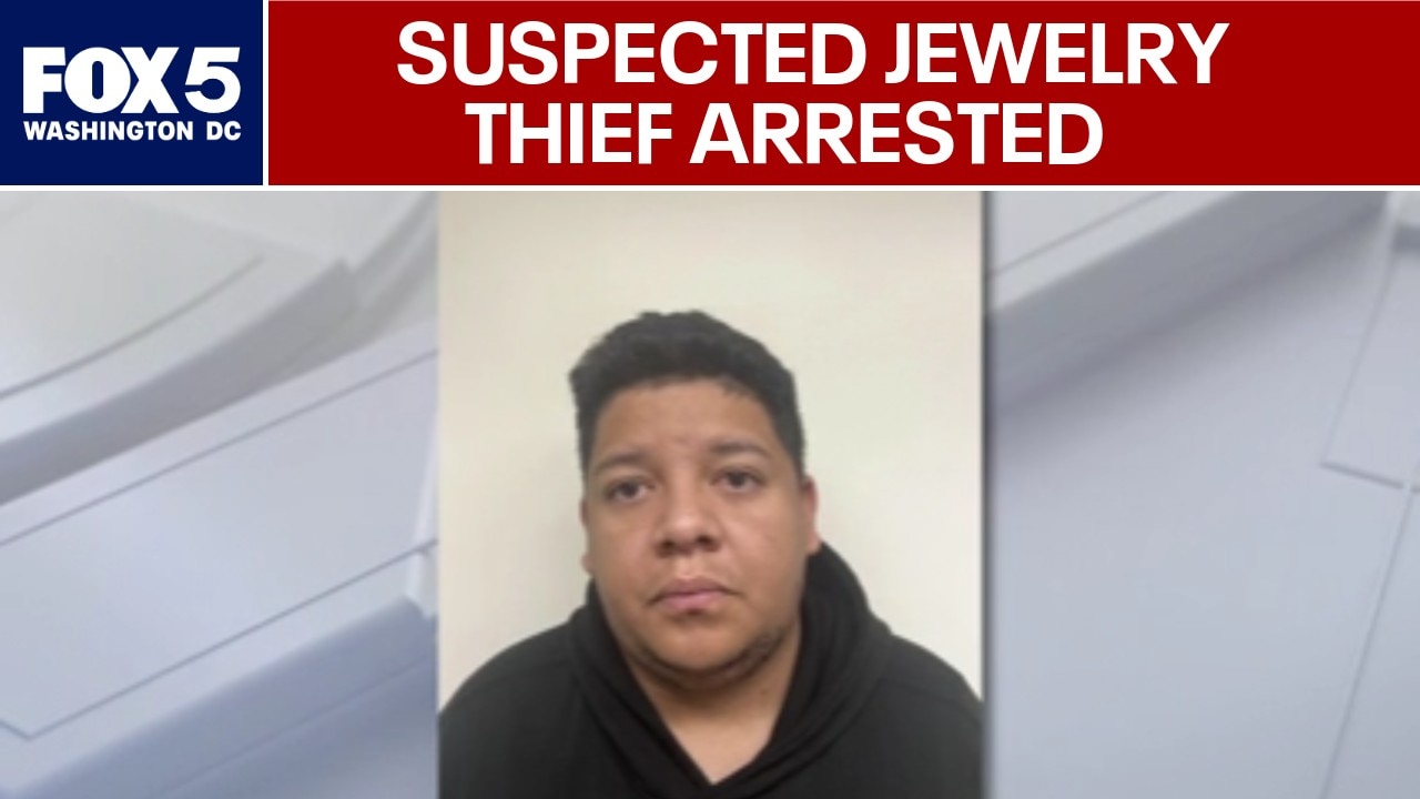 Suspected jewelry thief caught in the act in Montgomery County