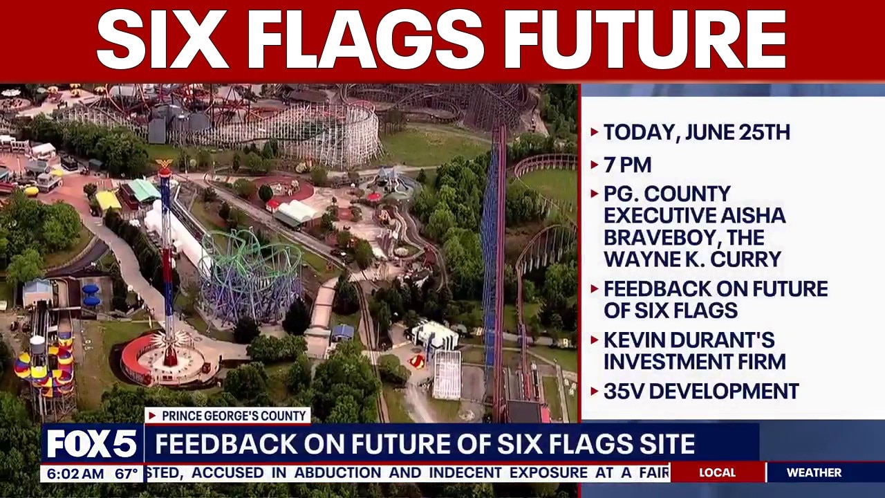 Feedback sought on future of former Six Flags site | FOX 5 AT 6AM