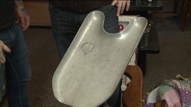 Brian checks out oddities at Howell House Bazaar