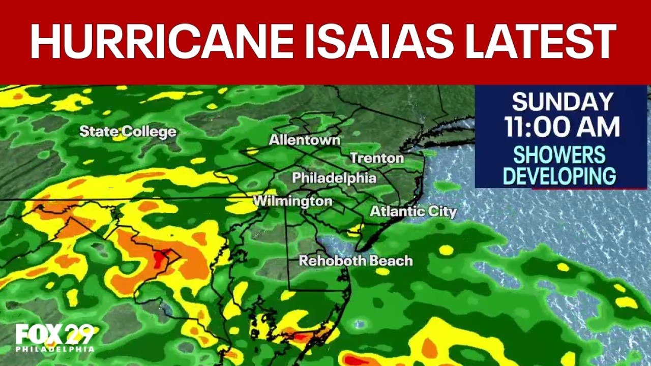 Philadelphia weather: Preparing for Hurricane Isaias