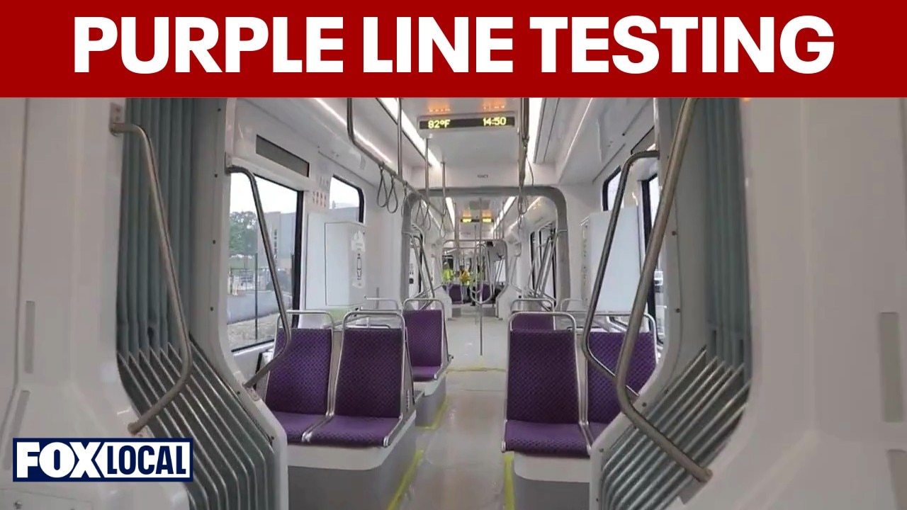 Purple Line live-wire testing expands to Montgomery County
