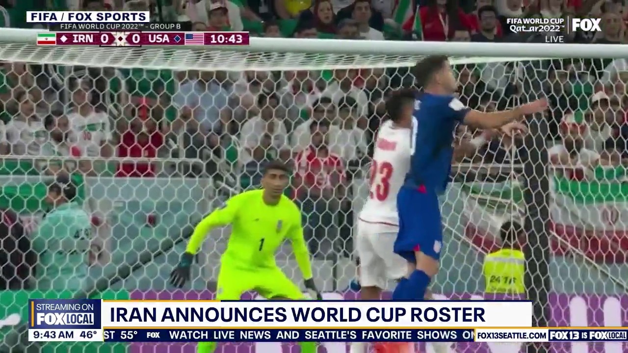 Iran names World Cup roster for Seattle match