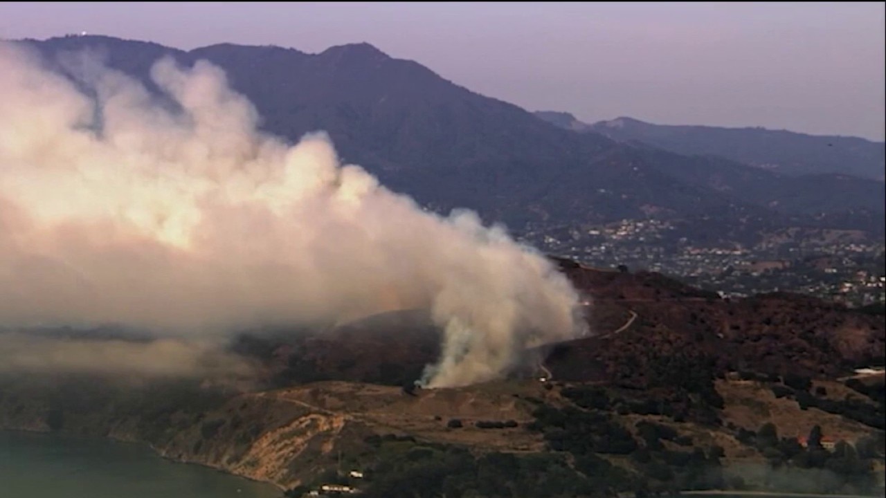 Angel Island prescribed burn sends heavy smoke across part of Bay Area