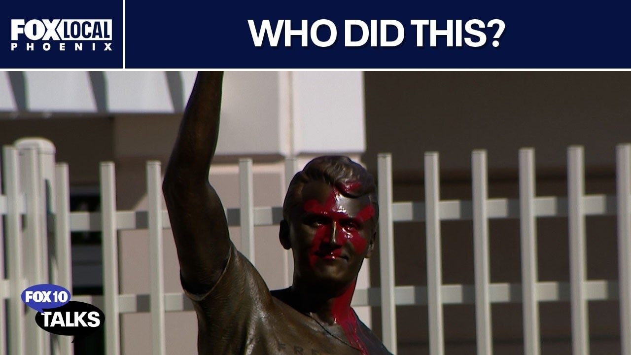 Charlie Kirk statue vandalized | FOX 10 Talks