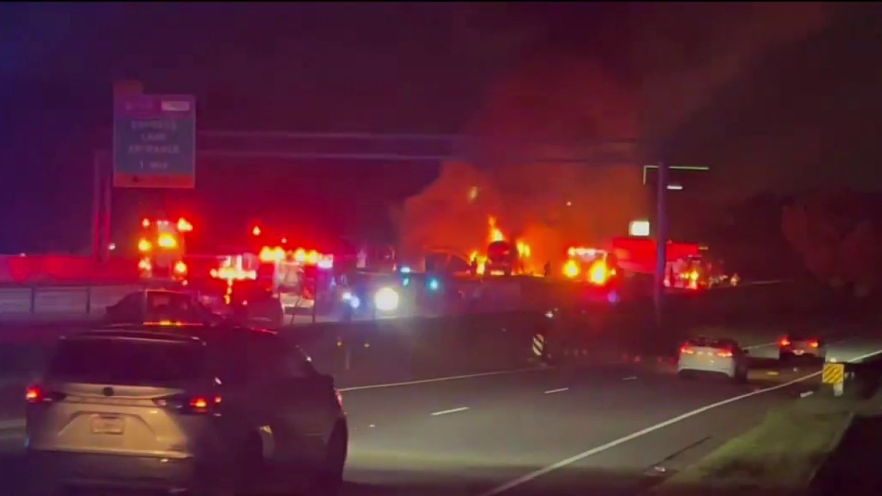Firey crash kills one on I-85 in DeKalb County