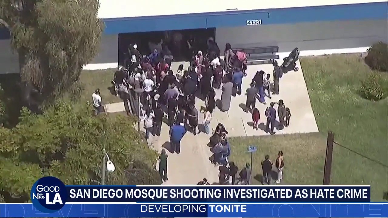 San Diego mosque shooting investigated as hate crime