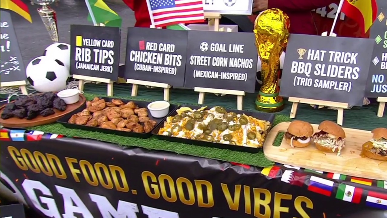 World Cup themed bites with Vera Mae's BBQ