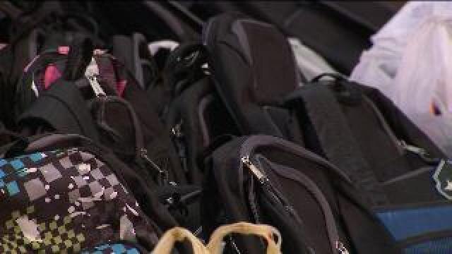 Church group provides school supplies for homeless children