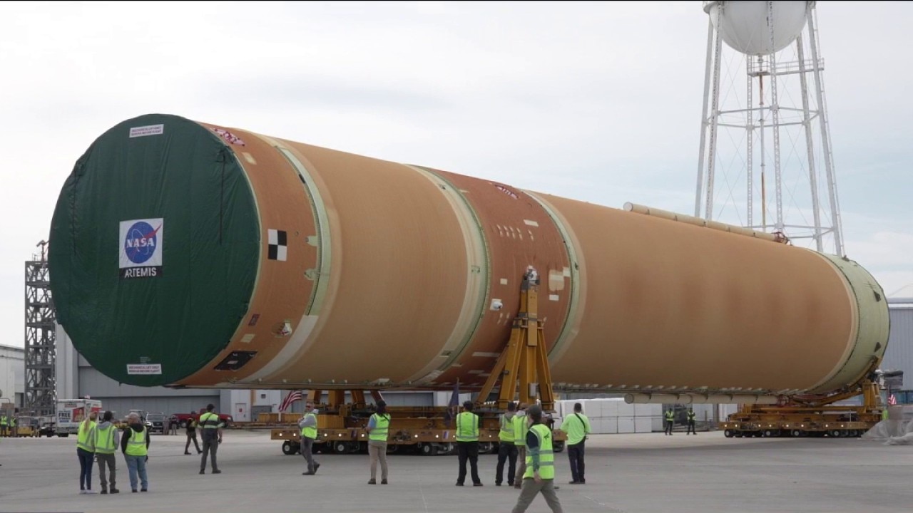 Rocket for Artemis III mission starts journey to Cape Canaveral