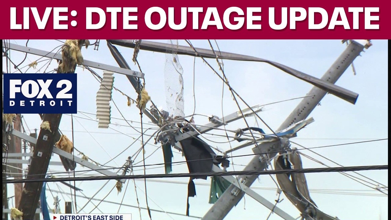 DTE officials give power outage restoration update 