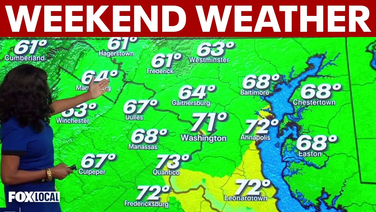 DC Weather Authority: Sunny, less humid Saturday before heat builds Sunday