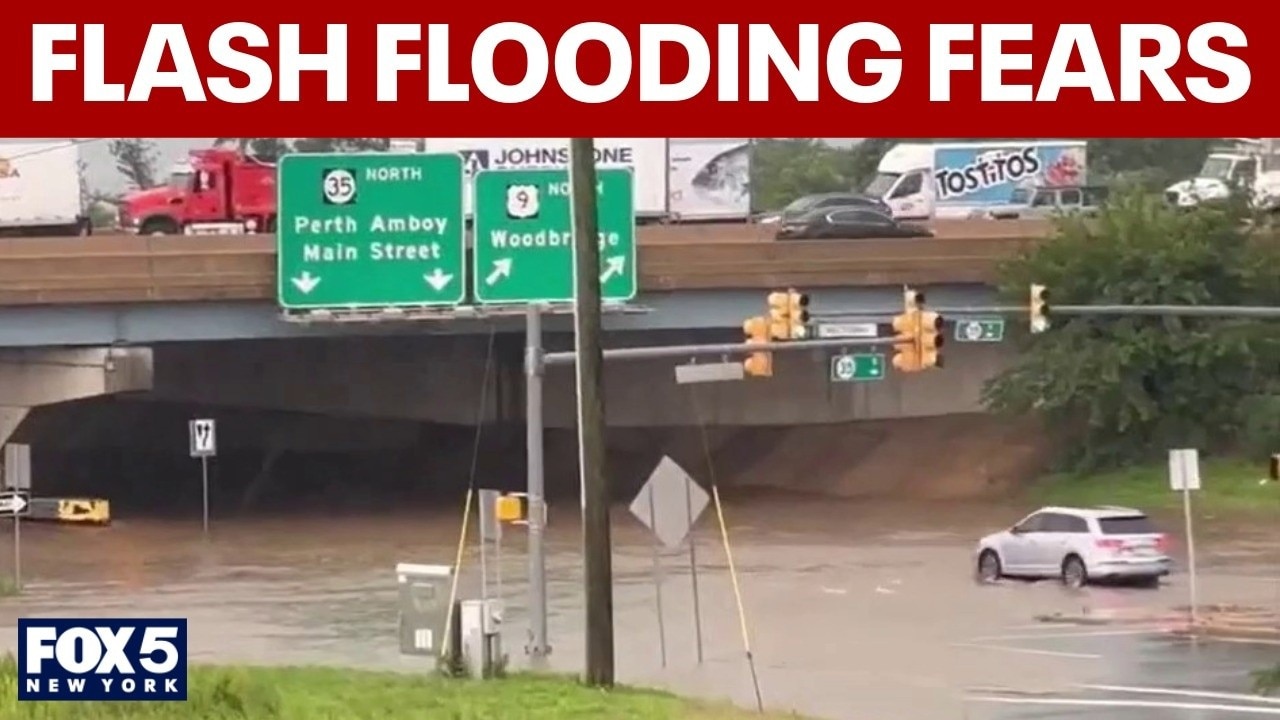 Flash flooding fears for New Jersey | Weather latest