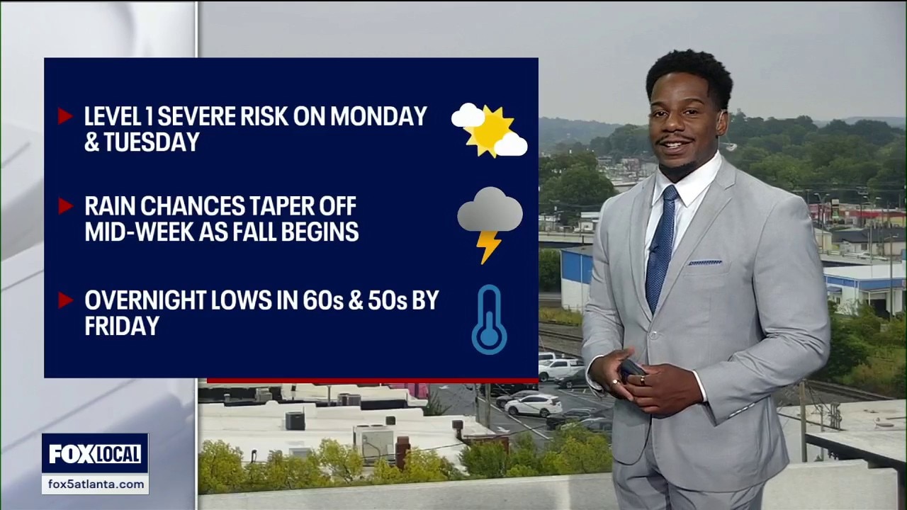 Monday midday weather forecast