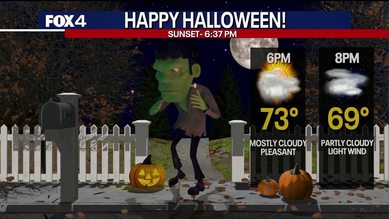 Dallas weather: October 29 evening forecast