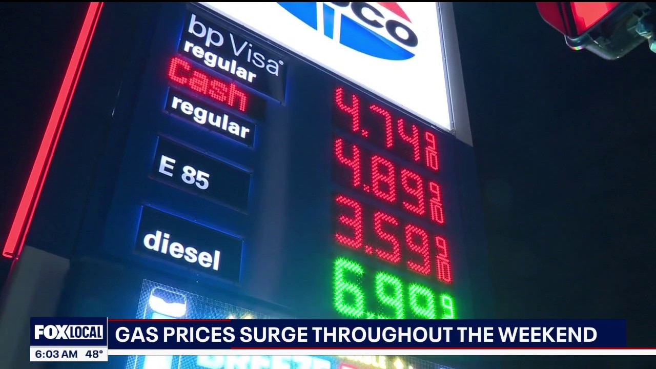 Gas prices rise 32 cents from last week in Metro Detroit