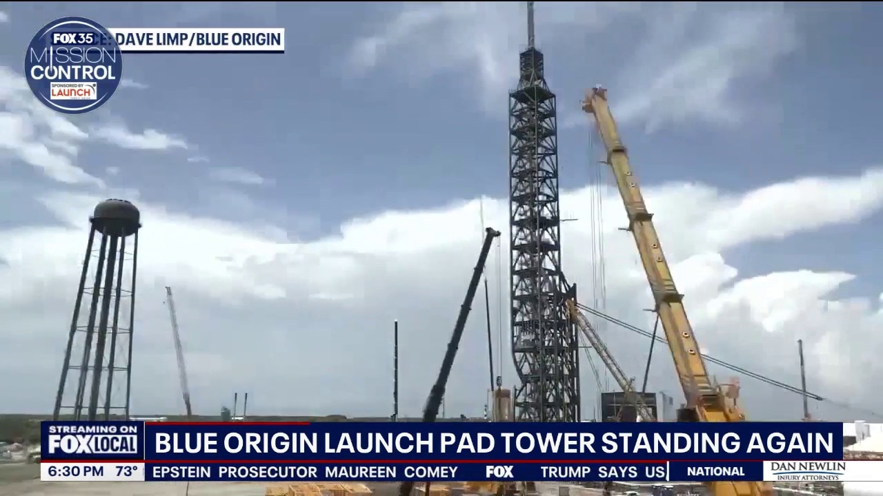 Blue Origin rebuilds its launch pad, expanding operations