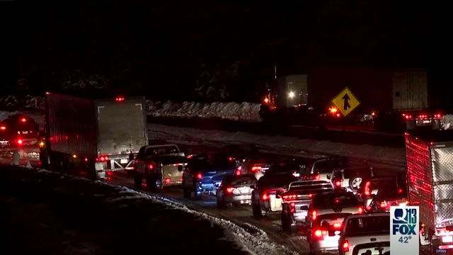 State closes I-90 over Snoqualmie Pass until Thursday morning