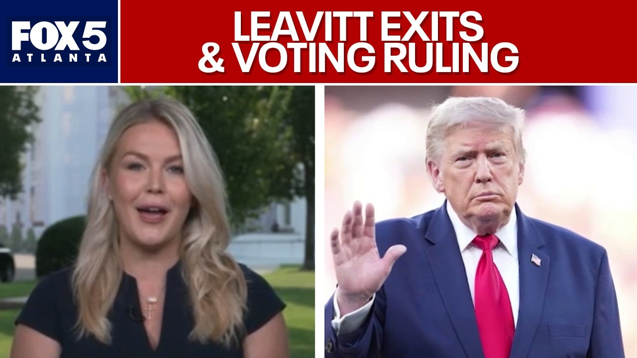 Karoline Leavitt steps down; court lifts mail vote block