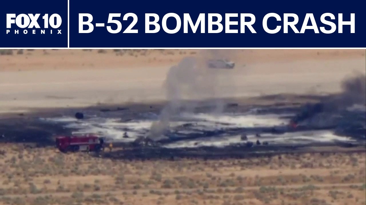 B-52 bomber crash at Edwards Air Force Base leaves 8 dead