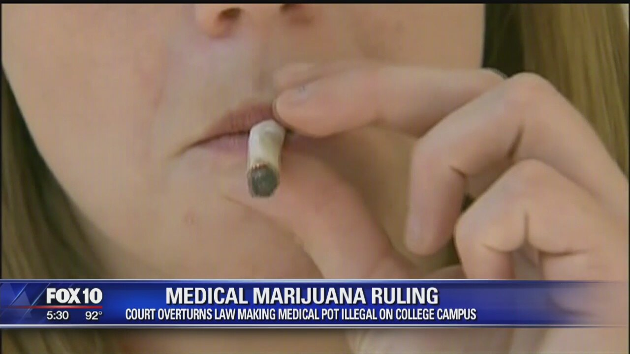 Arizona Supreme Court overturns 2012 law on medical marijuana possession on college campuses