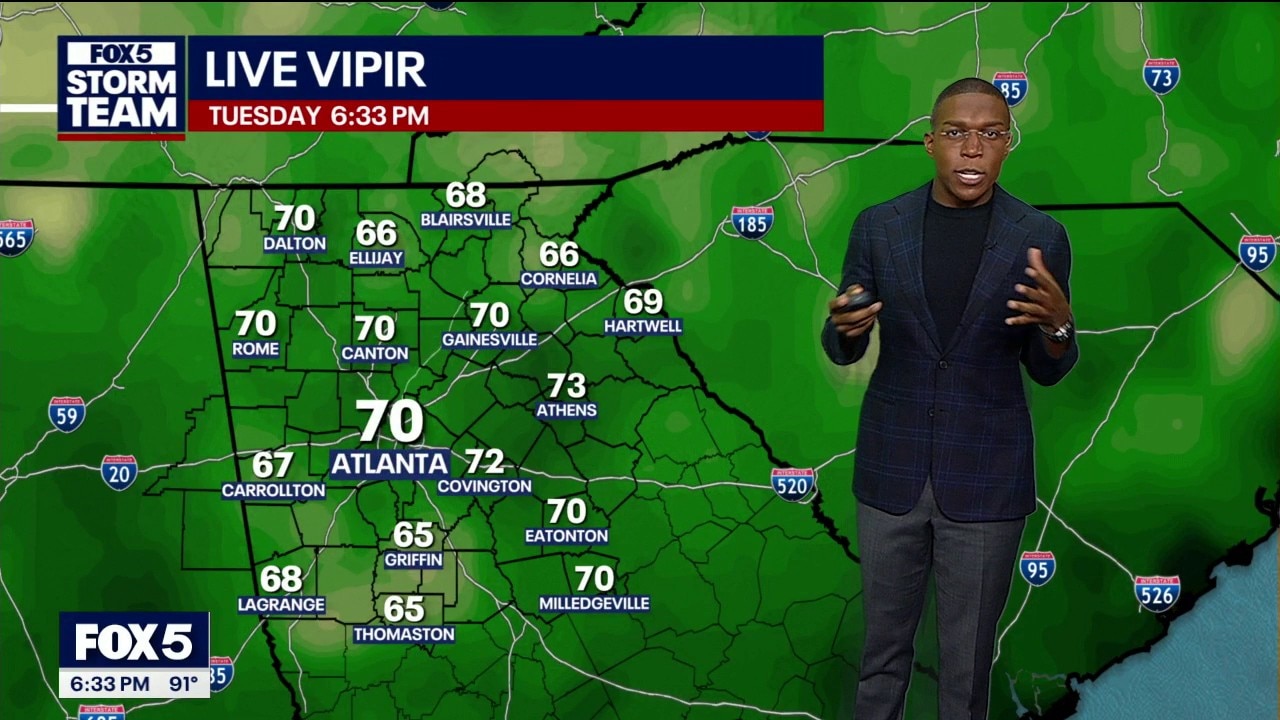 Tuesday evening weather forecast