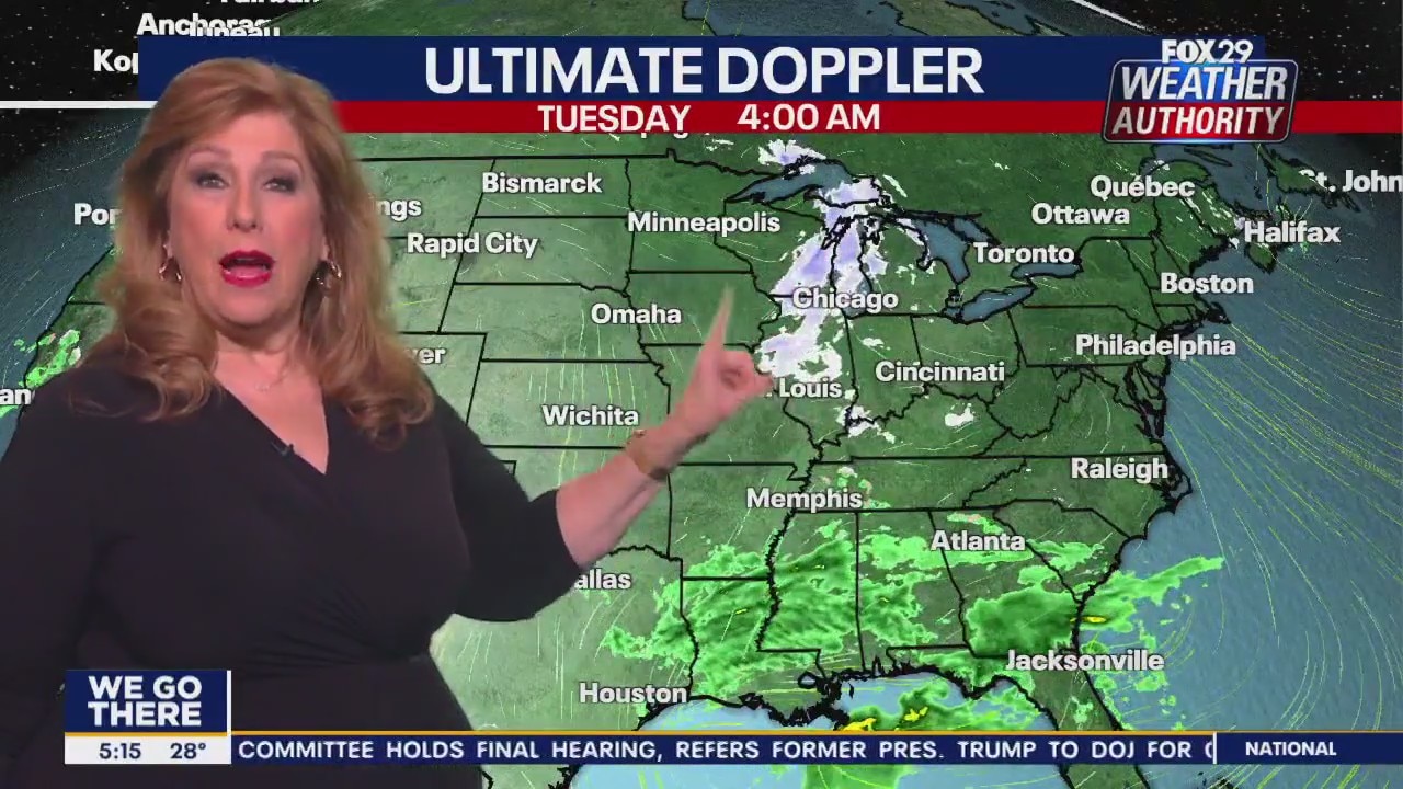 Weather Authority: Tuesday, 5 a.m. forecast