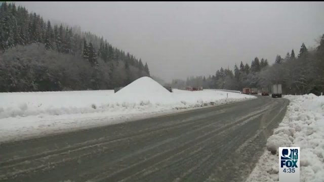 Snow causing rough driving conditions