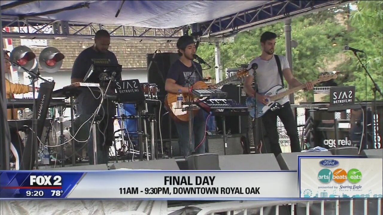 Last day for Arts, Beats & Eats in Royal Oak