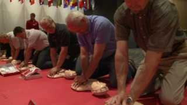 Hands-only CPR taught in town