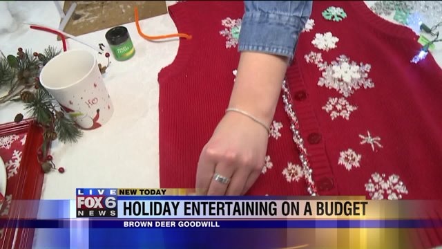 Laura learns how to make a Christmas sweater