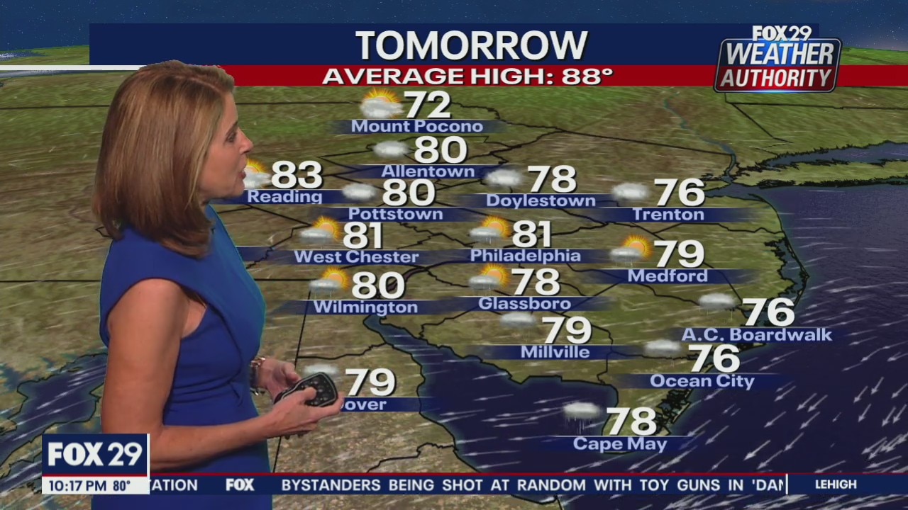 Weather Authority: 10 p.m. Wednesday forecast