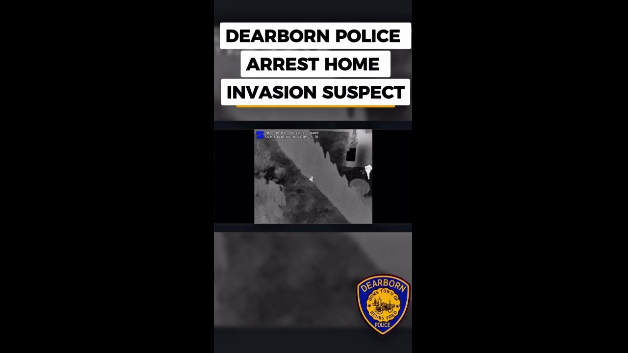 Dearborn police drone tracks down home invasion suspect