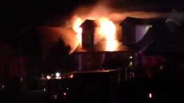 Lightning sparks fire at Menomonee Falls home