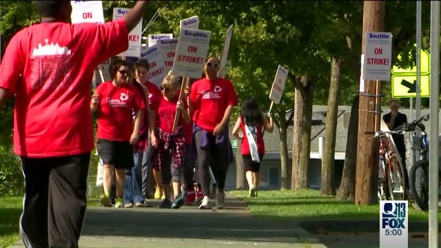 Seattle teachers on strike