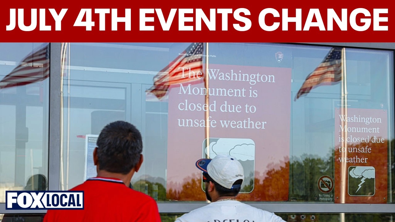 Heat wave delays National Mall events and slows Metro ahead of Fourth of July