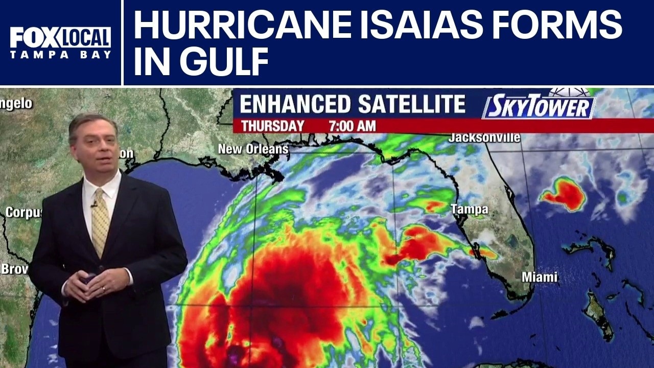Hurricane Isaias forms in Gulf
