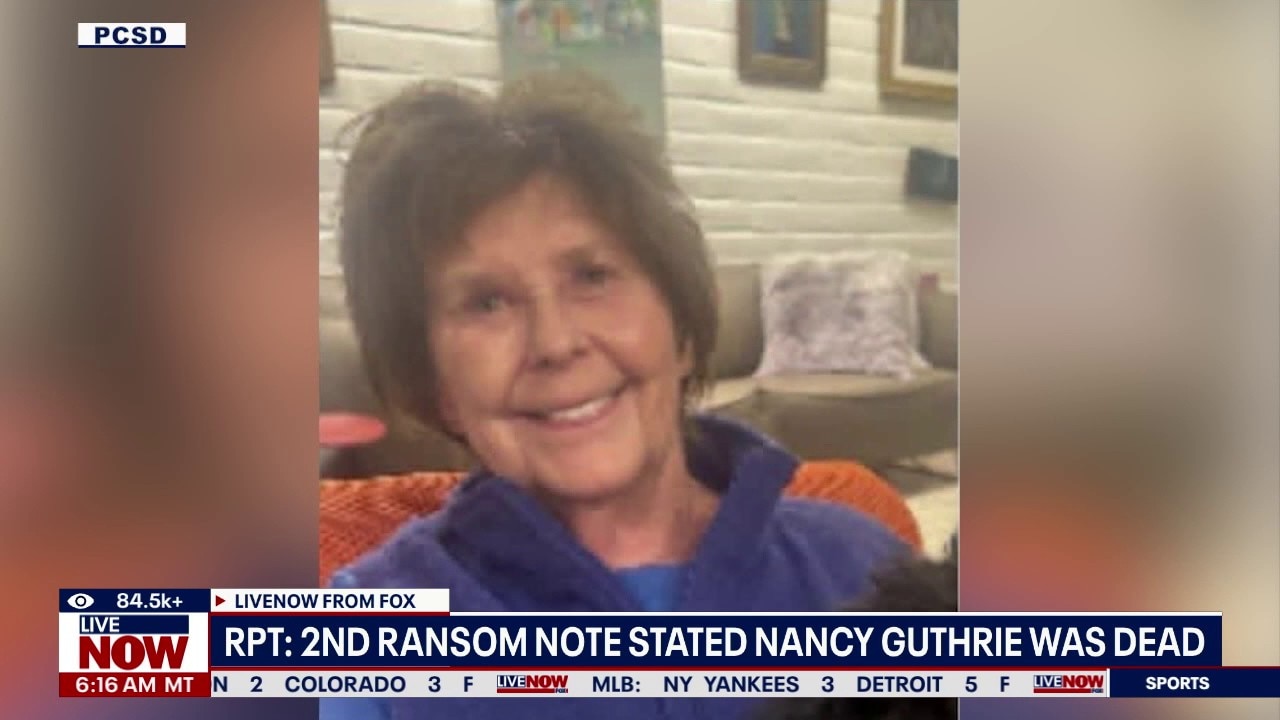 Nancy Guthrie: Ransom note says she has died