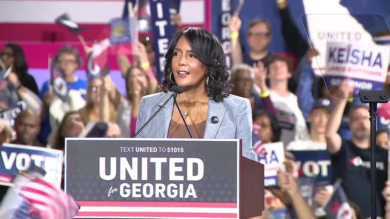 Ossoff and Bottoms campaign in Cobb County