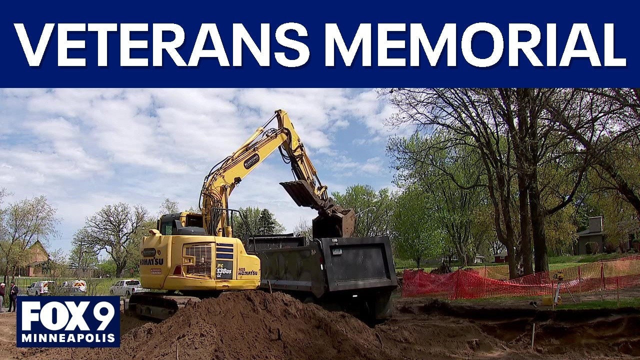Bloomington veterans' memorial groundbreaking