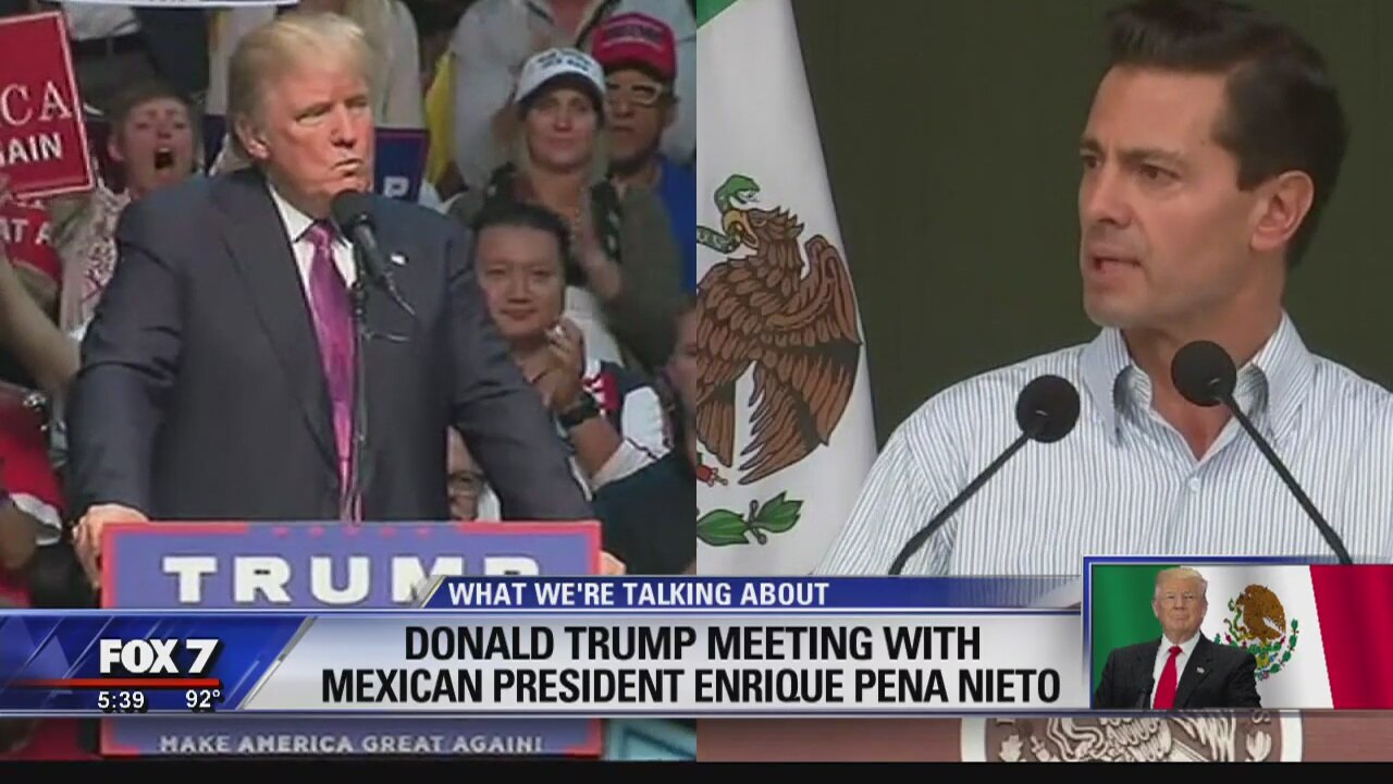FOX 7 Debate: Trump in Mexico