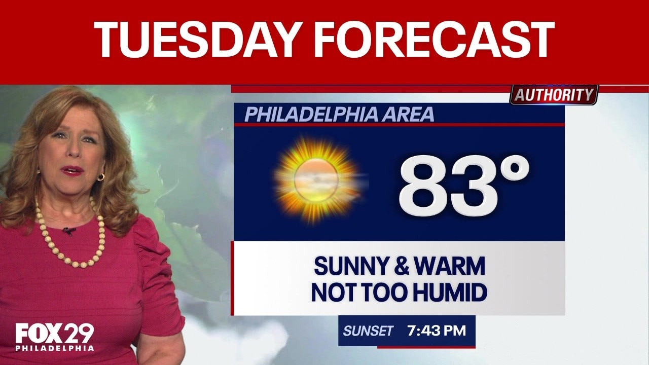 Philadelphia weather: Tuesday forecast