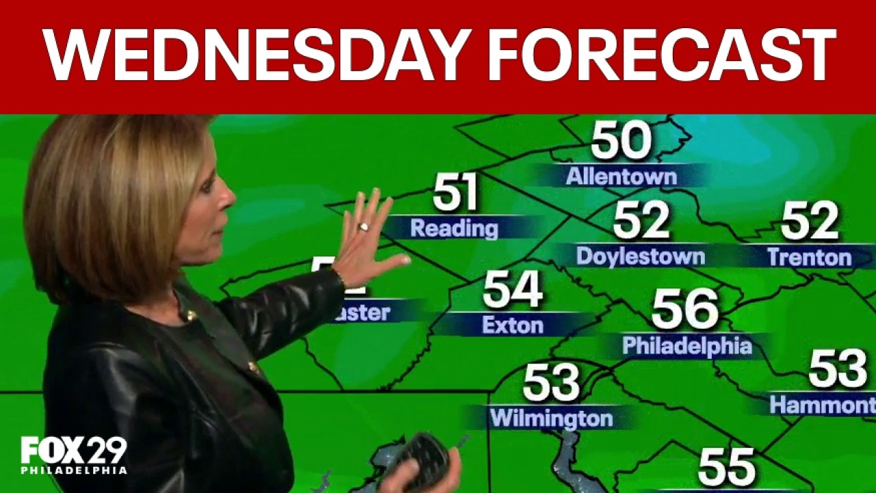 Philadelphia weather: Wednesday evening forecast