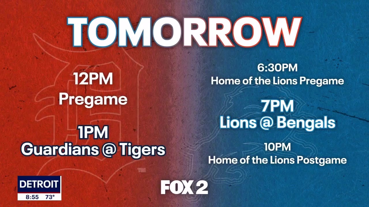 FOX 2 Sports Wrap: Lions & Tigers Thursday