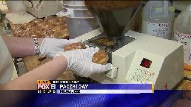 Laura learns how to fill Paczki