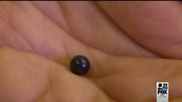 Rare pearl found in food