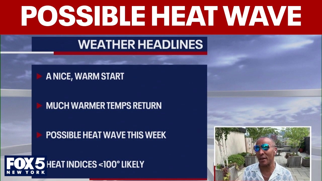 NYC weather forecast: Heat wave on the way this week?