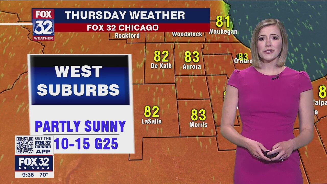 10 p.m. forecast for Chicagoland on May 19