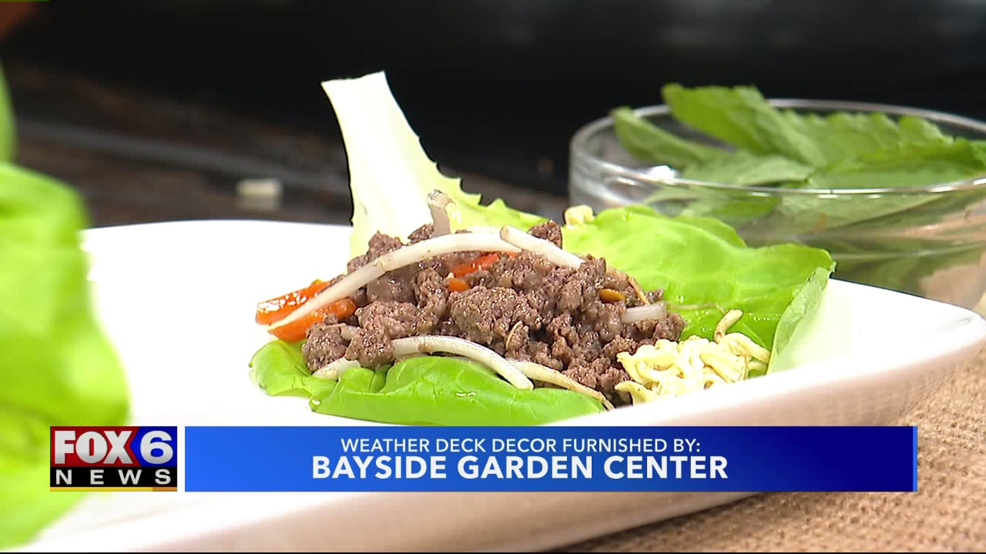 Beef and ramen lettuce wraps