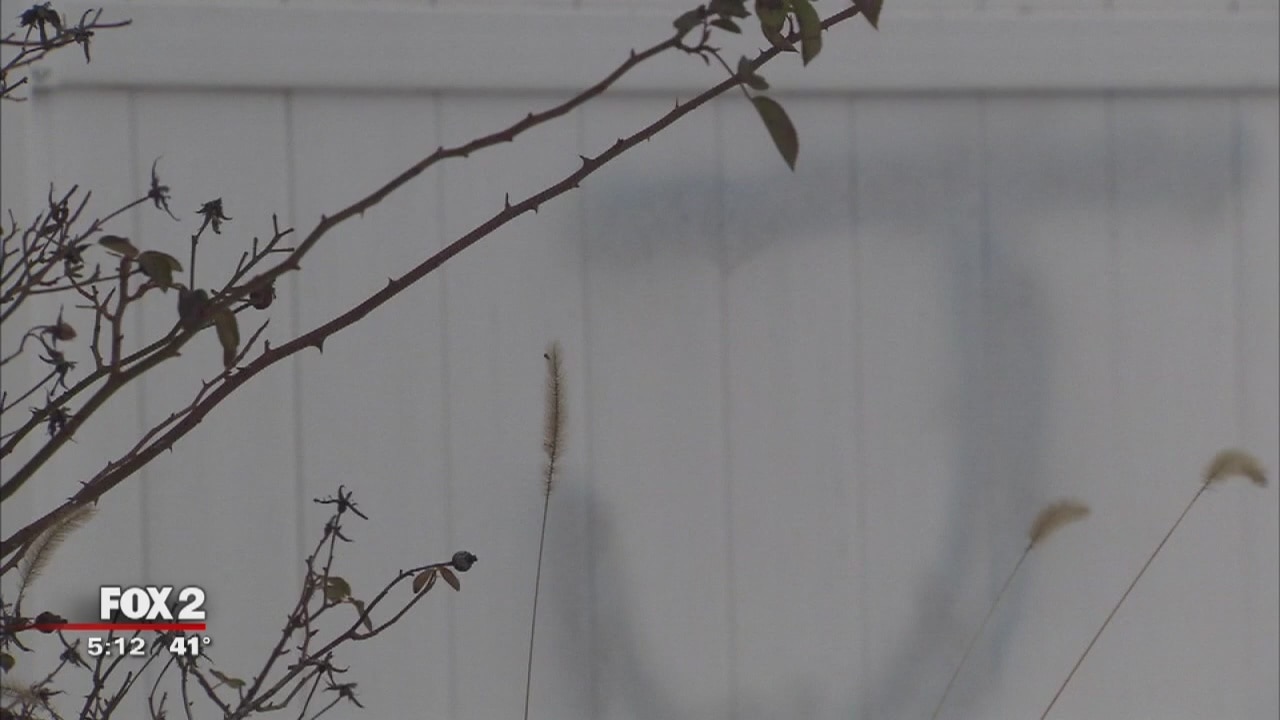 Hateful graffiti visible outside Hamtramck home